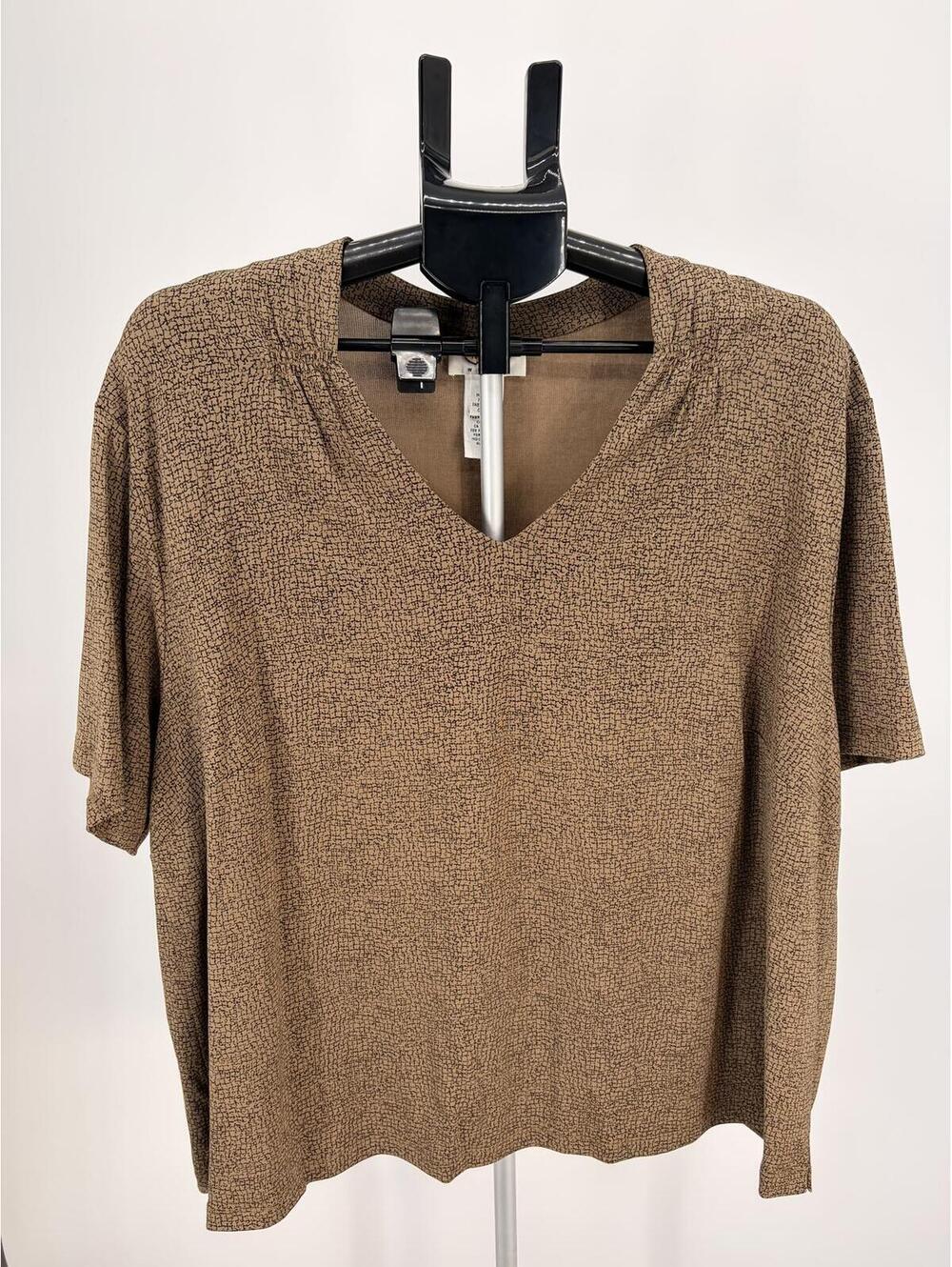 Talbots Woman 3X Brown Stretch Pants Set Relaxed Fit Casual